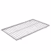 METAL BUNK BED WITH TRUNDLE SILVER