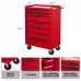 7-Drawer Rolling Tool Chest Cabinet, Large Capacity Metal Tool Box With Wheels And Cylinder Locking, Roll Around Storage Organizer Tool Cart For Garage, Warehouse, Work Shop - Red
