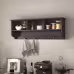 Espresso Entryway Wall Mounted Coat Rack With 4 Dual Hooks Living Room Wooden Storage Shelf Espresso Entryway Wall Mounted Coat Rack With 4 Dual Hooks Living Room Wooden Storage Shelf