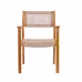 BRAIDED DINING CHAIR Light Brown