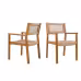 BRAIDED DINING CHAIR Light Brown BRAIDED DINING CHAIR Light Brown