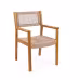 BRAIDED DINING CHAIR Light Brown BRAIDED DINING CHAIR Light Brown
