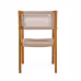BRAIDED DINING CHAIR Light Brown
