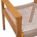 BRAIDED DINING CHAIR Light Brown BRAIDED DINING CHAIR Light Brown