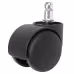 Semi-PU Leather SGS Certified Air Bar Shaped Cotton 8cm Thickness Nylon Wheel 150kg Black Technician Stool Round Cushion Semi-PU Leather SGS Certified Air Bar Shaped Cotton 8cm Thickness Nylon Wheel 150kg Black Technician Stool Round Cushion