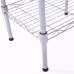 Rectangular Four Story Household Storage Rack, Silver Gray