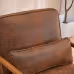 Armrests, Single Lounge Chair, Oak, Upholstered, Foil Stamping Cloth, Orange, Interior Lounge Chair, N101 Armrests, Single Lounge Chair, Oak, Upholstered, Foil Stamping Cloth, Orange, Interior Lounge Chair, N101