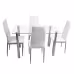 4 PU Leather Dining Chairs