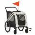 Aosom 2-in-1 Pet Bike Trailer For Small Dogs, Road-Visibility Bicycle Stroller, Weather-Strong Bike Wagon Trailer Sidecar Attachment, White Aosom 2-in-1 Pet Bike Trailer For Small Dogs, Road-Visibility Bicycle Stroller, Weather-Strong Bike Wagon Trailer Sidecar Attachment, White