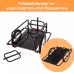 Aosom Bike Cargo Trailer, Bicycle Trailer, Heavy-Duty Bike Wagon Cart, Foldable Compact Storage, With Universal Hitch, 16 Wheels, 88 Lbs. Capacity, Black
