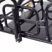 Aosom Bike Cargo Trailer, Bicycle Trailer, Heavy-Duty Bike Wagon Cart, Foldable Compact Storage, With Universal Hitch, 16 Wheels, 88 Lbs. Capacity, Black
