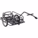 Aosom Bike Cargo Trailer, Bicycle Trailer, Heavy-Duty Bike Wagon Cart, Foldable Compact Storage, With Universal Hitch, 16 Wheels, 88 Lbs. Capacity, Black Aosom Bike Cargo Trailer, Bicycle Trailer, Heavy-Duty Bike Wagon Cart, Foldable Compact Storage, With Universal Hitch, 16 Wheels, 88 Lbs. Capacity, Black