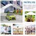 Outsunny 10x20 Carport Heavy Duty Galvanized Car Canopy With Included Anchor Kit, 3 Reinforced Steel Cables, White Outsunny 10x20 Carport Heavy Duty Galvanized Car Canopy With Included Anchor Kit, 3 Reinforced Steel Cables, White