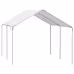 Outsunny 10x20 Carport Heavy Duty Galvanized Car Canopy With Included Anchor Kit, 3 Reinforced Steel Cables, White Outsunny 10x20 Carport Heavy Duty Galvanized Car Canopy With Included Anchor Kit, 3 Reinforced Steel Cables, White