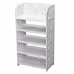 WPC - 5 Layers Carved Shoe Rack - A - 42X24X80cm