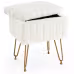 Dressing Stool And Chair With Storage Space