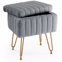 Dressing Stool And Chair With Storage Space Dressing Stool And Chair With Storage Space