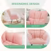 Teddy Fabric Gliding Rocking Chair Teddy Fabric Gliding Rocking Chair