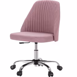Modern Fabric Armless Adjustable Swivel Office Desk Chairs With Wheels Modern Fabric Armless Adjustable Swivel Office Desk Chairs With Wheels