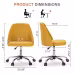 Modern Fabric Armless Adjustable Swivel Office Desk Chairs With Wheels Modern Fabric Armless Adjustable Swivel Office Desk Chairs With Wheels