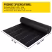 VEVOR Weed Barrier, 5.8oz Landscape Fabric, 4ft X 300ft Cover Mat Heavy Duty Woven Grass Control Geotextile For Garden, Patio, Black