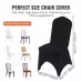 VEVOR Stretch Spandex Folding Chair Covers, Universal Fitted Arched Front Cover, Removable Washable Protective Slipcovers, For Wedding, Holiday, Banquet, Party, Celebration, Dining VEVOR Stretch Spandex Folding Chair Covers, Universal Fitted Arched Front Cover, Removable Washable Protective Slipcovers, For Wedding, Holiday, Banquet, Party, Celebration, Dining