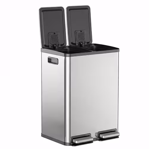 60 Liter Stainless Steel Trash Can