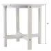 45.5x45.5x45.5cm Single Layer Round White HDPE Side Table 45.5x45.5x45.5cm Single Layer Round White HDPE Side Table