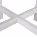 45.5x45.5x45.5cm Single Layer Round White HDPE Side Table 45.5x45.5x45.5cm Single Layer Round White HDPE Side Table