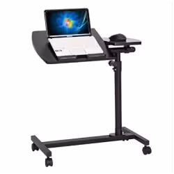 Four Wheel All Black Household Multifunctional Lifting Computer Desk