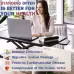 32 Inches Desk Converter, Height-Adjustable Sit-Stand Lift, Dual Monitor & Laptop Workstation, Bandwidth Keyboard Tray, Black. Amazon Sales Are Prohibited