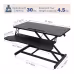 32 Inches Desk Converter, Height-Adjustable Sit-Stand Lift, Dual Monitor & Laptop Workstation, Bandwidth Keyboard Tray, Black. Amazon Sales Are Prohibited 32 Inches Desk Converter, Height-Adjustable Sit-Stand Lift, Dual Monitor & Laptop Workstation, Bandwidth Keyboard Tray, Black. Amazon Sales Are Prohibited