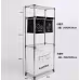 Laundry Basket 3-tier Laundry Sorter With 4 Removable Bags For Organizing Clothes, Laundry, Light Laundry, Dark Laundry, 3 Hooks