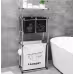 Laundry Basket 3-tier Laundry Sorter With 4 Removable Bags For Organizing Clothes, Laundry, Light Laundry, Dark Laundry, 3 Hooks