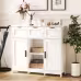 Cabinets With Drawers And Shelves, Living Room, Bedroom, Bathroom Decor Cabinets Furniture Home Decor - White Cabinets With Drawers And Shelves, Living Room, Bedroom, Bathroom Decor Cabinets Furniture Home Decor - White