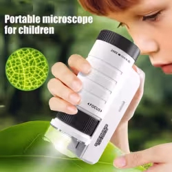 Bio Educational Science Experiment Toy Gift, Microscope For Kids - 5804A Black Bio Educational Science Experiment Toy Gift, Microscope For Kids - 5804A Black