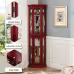 Corner Rare Cabinet With Lamp Corner Display