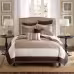 7 Piece Quilt Set With Euro Shams And Throw Pillows Beige King Cal King
