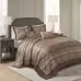 5 Piece Reversible Jacquard Bedspread Set Brown Gold Queen 5 Piece Reversible Jacquard Bedspread Set Brown Gold Queen