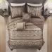 5 Piece Reversible Jacquard Bedspread Set Brown Gold King 5 Piece Reversible Jacquard Bedspread Set Brown Gold King