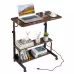 Retro Brown Adjustable Computer Desk Retro Brown Adjustable Computer Desk