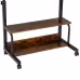 Retro Brown Adjustable Computer Desk