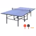 9ft Mid-Size Table Tennis Table Foldable & Portable Ping Pong Table Set For Indoor Games With Net, 2 Table Tennis Paddles And 3 Balls 9ft Mid-Size Table Tennis Table Foldable & Portable Ping Pong Table Set For Indoor Games With Net, 2 Table Tennis Paddles And 3 Balls