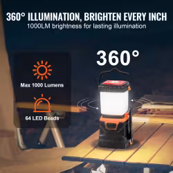 VEVOR LED Camping Lantern Battery Powered All-in-one For Exceptional Experience VEVOR LED Camping Lantern Battery Powered All-in-one For Exceptional Experience