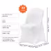VEVOR White Stretch Spandex Chair Covers - 30 PCS, Folding Kitchen Chairs Cover, Universal Washable Slipcovers Protector, Removable Chair Seat Covers, For Wedding Party Dining Room Banquet Event VEVOR White Stretch Spandex Chair Covers - 30 PCS, Folding Kitchen Chairs Cover, Universal Washable Slipcovers Protector, Removable Chair Seat Covers, For Wedding Party Dining Room Banquet Event