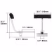 VEVOR Marine Trailer Assistant, Flexibly Adjustable Bunk Guide-Ons, Pair Of Durable Steel Support Poles, Robust Roller Guide, Suitable For Ski Boats, Fishing Boats, Or Sailboats 20
