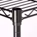 Four Layer - Metal Storage Rack Without Wheels, Black Spray Painted