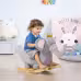 Qaba Baby Rocking Horse Elephant Rocking Chair Toddler Rocker Toy With Sound Wooden Base Seat Safety Belt For 1.5-3 Year Old, Gray Qaba Baby Rocking Horse Elephant Rocking Chair Toddler Rocker Toy With Sound Wooden Base Seat Safety Belt For 1.5-3 Year Old, Gray