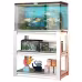 20-30 Gallon Fish Tank Stand - Metal Aquarium Stand, 34 W X 18 D X 31H Adjustable Heavy Duty Reptile Tank Stand, Adjustable 3-Tier Fish Tank Rack Shelf For Home Office, Tank Not Included 20-30 Gallon Fish Tank Stand - Metal Aquarium Stand, 34 W X 18 D X 31H Adjustable Heavy Duty Reptile Tank Stand, Adjustable 3-Tier Fish Tank Rack Shelf For Home Office, Tank Not Included