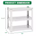 20-30 Gallon Fish Tank Stand - Metal Aquarium Stand, 34 W X 18 D X 31H Adjustable Heavy Duty Reptile Tank Stand, Adjustable 3-Tier Fish Tank Rack Shelf For Home Office, Tank Not Included